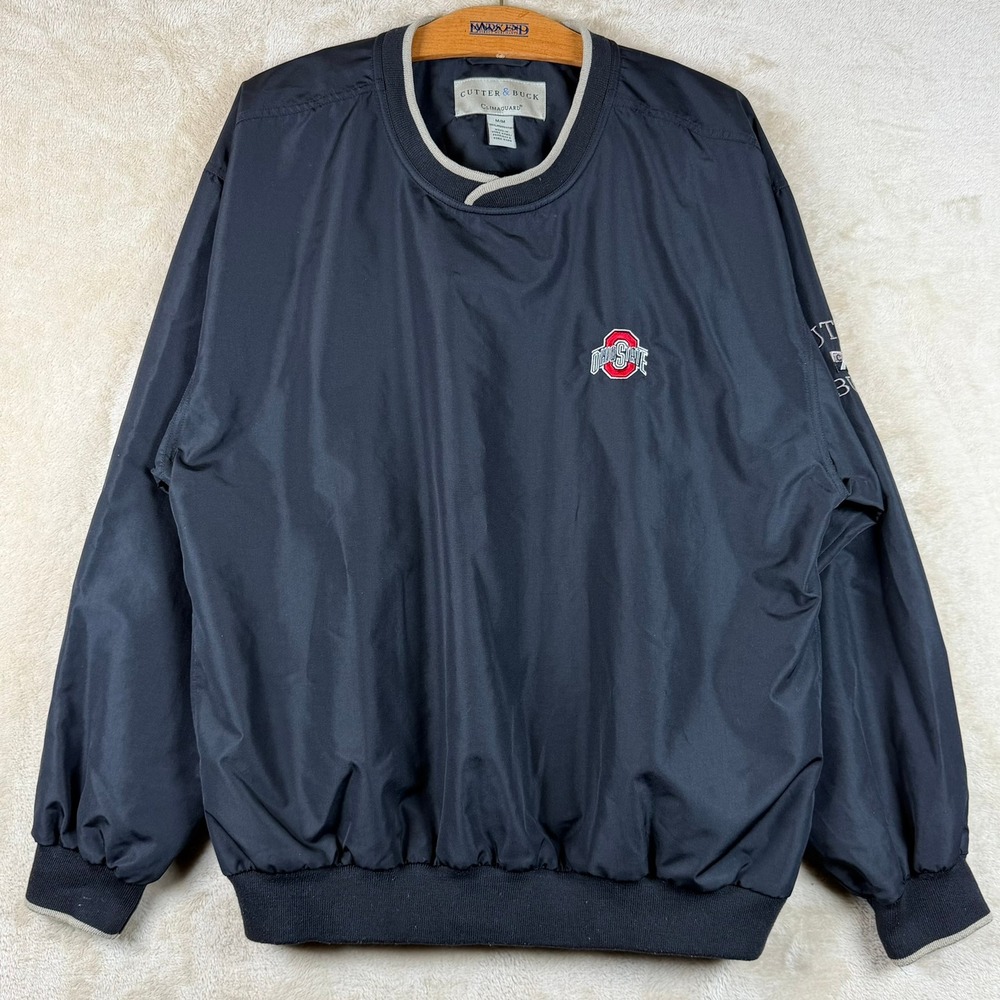 Cutter & Buck Ohio State Buckeyes Pullover Windbreaker Jacket Mens‎ M